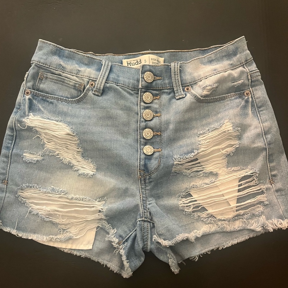Mudd denim shorts. Size 5